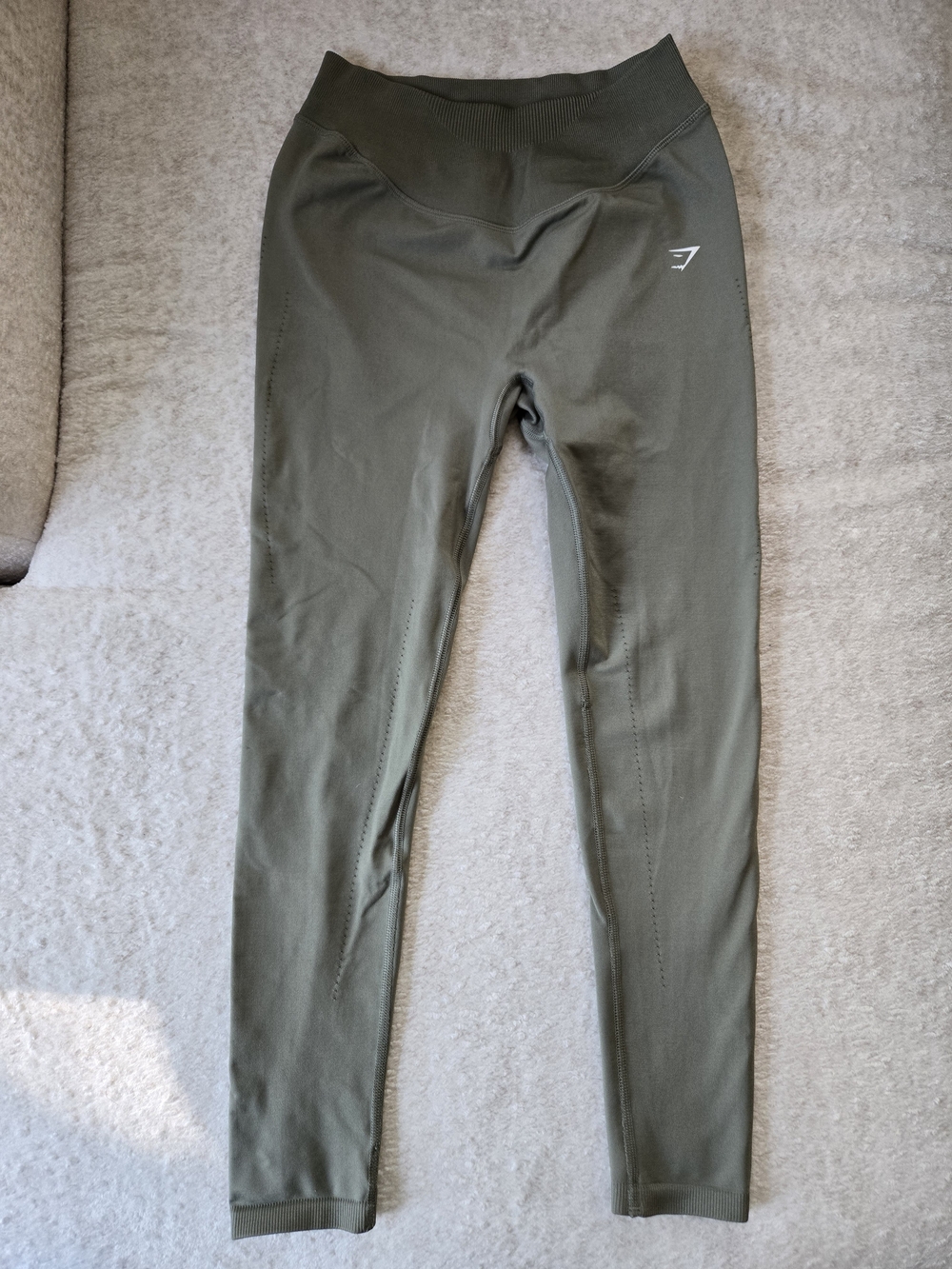 Gymshark Olive High-Waist Seamless Leggings